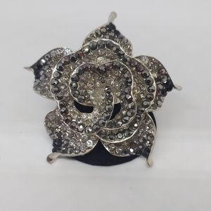 Large Rose Costume Jewelry Ring